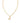 KENDRA SCOTT Crystal Letter J Short Pendant Necklace in Gold White Crystal