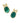 KENDRA SCOTT DAPHNE BOW DROP EARRINGS GOLD PINE ILLUSION