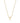 KENDRA SCOTT Letter T Pendant Necklace in Gold Metal