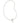 KENDRA SCOTT CROSS LINK AND CHAIN NECKLACE SILVER