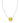 KENDRA SCOTT Softball Short Pendant Necklace in Silver Chartreuse Magnesite