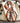 ACCITY Fashionable and Versatile Double-Layer Head Scarf - Orange/Navy
