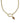 KENDRA SCOTT Football Gold Metal Strand Necklace