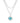 KENDRA SCOTT Joelle Multi Strand Necklace in Silver Bright Aqua Illusion