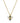 KENDRA SCOTT Bee Short Pendant Necklace in Gold Black Yellow Mix