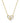 KENDRA SCOTT Heart Letter D Short Pendant Necklace in Gold Ivory Mother of Pearl