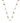 KENDRA SCOTT Sierra Star Crystal Strand Necklace in Gold Red White Blue Mix