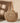 ACCITY Women Hollow Flower Round Straw Bag