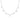 KENDRA SCOTT CAILIN DELICATE STRAND NECKLACE SILVER WHITE CZ