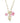 KENDRA SCOTT Bianca Butterfly Charm Necklace in Gold Pink Mix