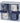 Christian Art Gifts Mug Set 4pc Blue Floral Geometric