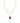 KENDRA SCOTT ALEXANDRIA MLT GLD 729 Alexandria Gold Multi Strand Necklace in Cranberry Illusion