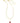 KENDRA SCOTT ALEXANDRIA MLT GLD 729 Alexandria Gold Multi Strand Necklace in Cranberry Illusion