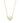 KENDRA SCOTT ARI HEART SHORT GLD 512 Ari Heart Gold Pendant Necklace in Dichroic Glass