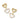 KENDRA SCOTT ASHTON HRT DROP GLD 160 Ashton Gold Heart Drop Earrings in White Pearl