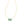 KENDRA SCOTT Blair Gold Bow Small Short Pendant Necklace in Emerald Drusy