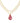 KENDRA SCOTT Camry Gold Enamel Frame Multi Strand Necklace in Azalea Illusion