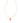 KENDRA SCOTT Candy Cane Gold Short Pendant Necklace in Ivory Mother-of-Pearl