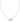 KENDRA SCOTT Cheer Silver Short Pendant Necklace in White Mother-of-Pearl