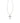 KENDRA SCOTT Cross Silver Pendant Necklace in White Crystal