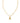 KENDRA SCOTT CRYSTAL LTR A GLD 710 Crystal Letter A Gold Short Pendant Necklace in White Crystal