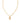 KENDRA SCOTT CRYSTAL LTR C GLD 710 Crystal Letter C Gold Short Pendant Necklace in White Crystal