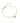 KENDRA SCOTT CRSTL LTR BRC GLD 710 Crystal Letter R Gold Delicate Chain Bracelet in White Crystal