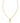 KENDRA SCOTT CRYSTAL LTR T GLD 710 Crystal Letter T Gold Short Pendant Necklace in White Crystal