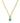 KENDRA SCOTT DAPHNE LINK NCK GLD 485 Daphne Convertible Gold Link and Chain Necklace in Variegated Turquoise Magnesite