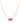 KENDRA SCOTT Elisa Gold Color Burst Frame Short Pendant Necklace in Neon Pink Magnesite