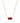 KENDRA SCOTT ELISA GLD 618 Elisa Pendant Necklace in Berry