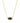 KENDRA SCOTT ELISA GLD 001 Elisa Gold Pendant Necklace in Black Opaque Glass