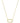 KENDRA SCOTT ELISA OPN FRM GLD 710 Elisa Open Frame Crystal Pendant Necklace in Gold