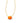 KENDRA SCOTT PUMPKIN PNDNT GLD 829 Pumpkin Gold Short Pendant Necklace in Orange Mother-of-Pearl