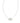 KENDRA SCOTT ELISA RIDGE RHD 217 Elisa Silver Ridge Frame Short Pendant Necklace in Ivory Mother-of-Pearl