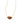 KENDRA SCOTT Football Gold Short Pendant Necklace in Orange Goldstone