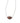 KENDRA SCOTT Football Silver Short Pendant Necklace in Orange Goldstone