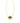 KENDRA SCOTT GRAYSON SNBRST GLD 300 Grayson Gold Sunburst Frame Short Pendant Necklace in Green Glass