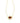 KENDRA SCOTT GRAYSON SNBRST GLD 624 Grayson Gold Sunburst Frame Short Pendant Necklace in Red Glass