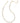 KENDRA SCOTT JACQUELINE NCK GLD 160 Jacqueline Gold Tennis Necklace in White Crystal