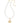 KENDRA SCOTT MADISON DSY NCK GLD 122 Madison Daisy Convertible Gold Pearl Statement Necklace in White Opaque Glass