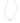 KENDRA SCOTT Mini Abbie Gold Satellite Short Pendant Necklace in Ivory Mother-of-Pearl