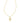 KENDRA SCOTT Pearl Gold Cross Short Pendant Necklace in White Pearl