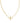 KENDRA SCOTT Pearl Gold Letter K Short Pendant Necklace in White Pearl