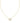 KENDRA SCOTT Volleyball Gold Short Pendant Necklace in White Mother-of-Pearl