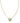 KENDRA SCOTT BRYNNE SHELL SHORT PENDANT NECKLACE IN GOLD SEA GREEN