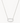 KENDRA SCOTT ELISA OPN FRM RHD Elisa Open Frame Crystal Pendant Necklace in Silver